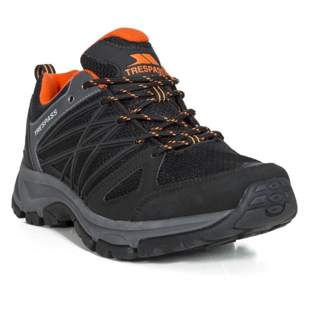 Trespass Mens Fisk Sneakers / Black